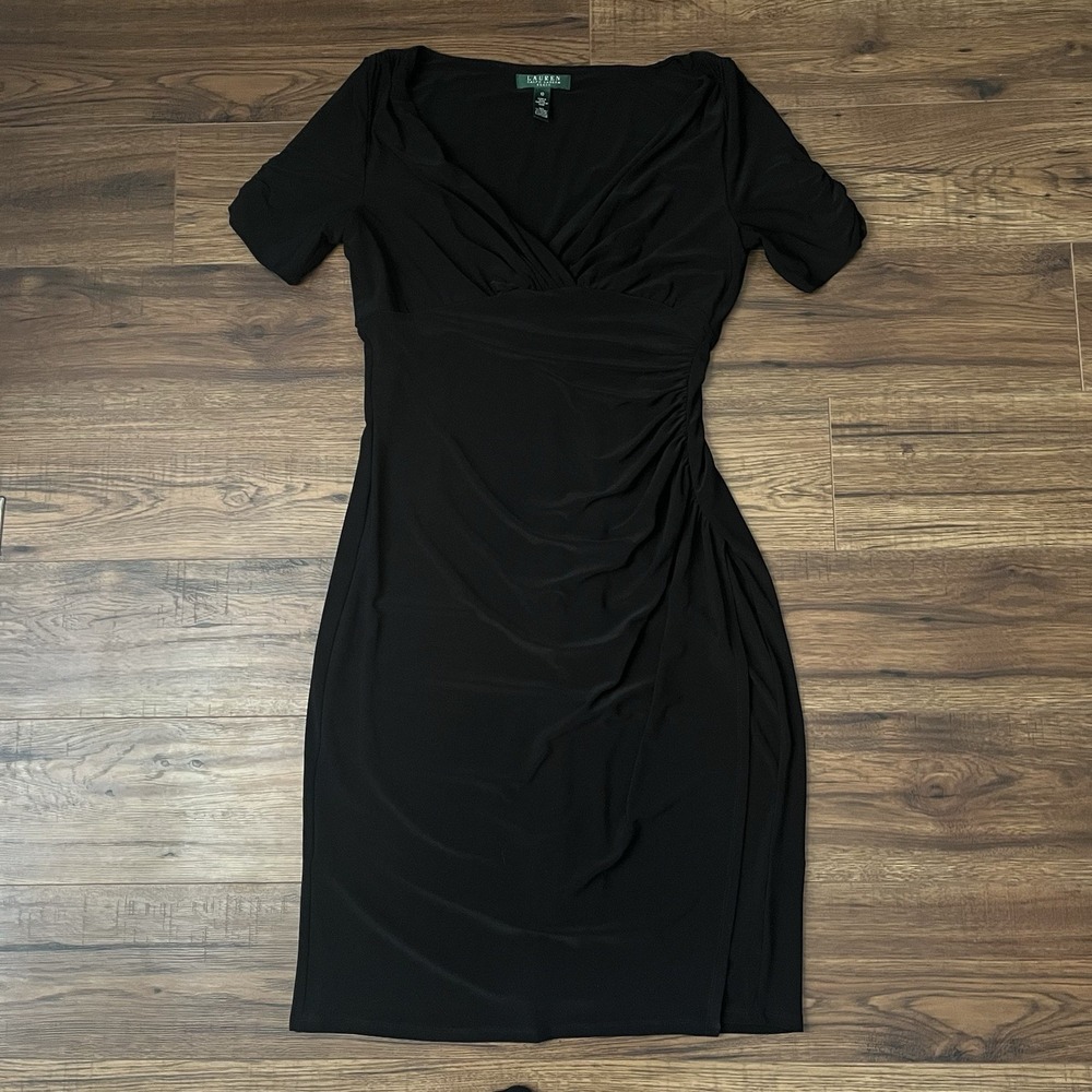 Lauren Ralph Lauren Black Long Sleeve Dress